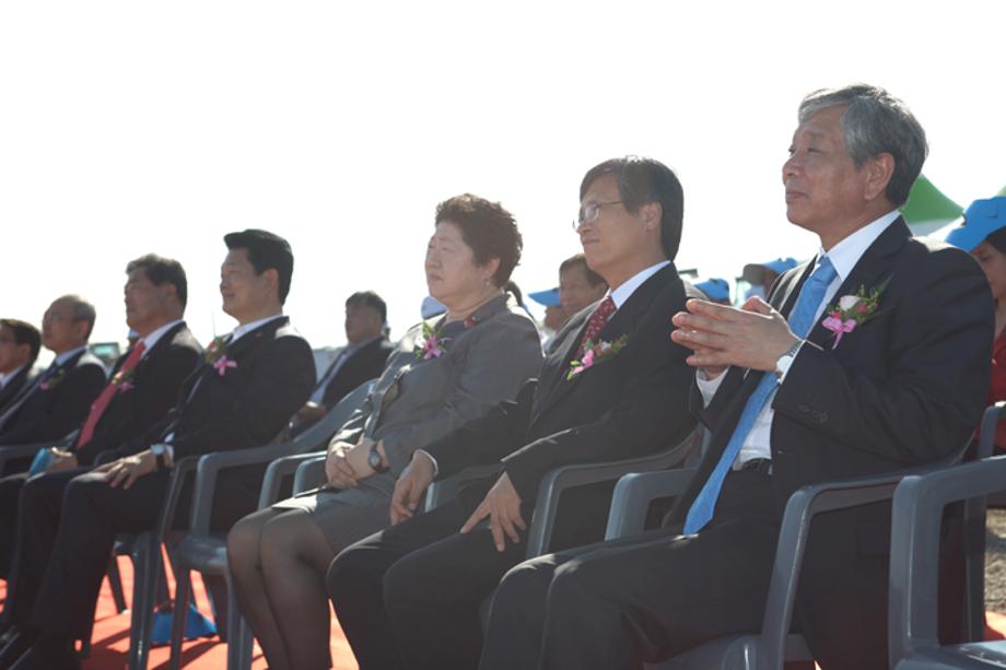 Groundbreaking ceremony of Republic of Korea polar research institute_image0