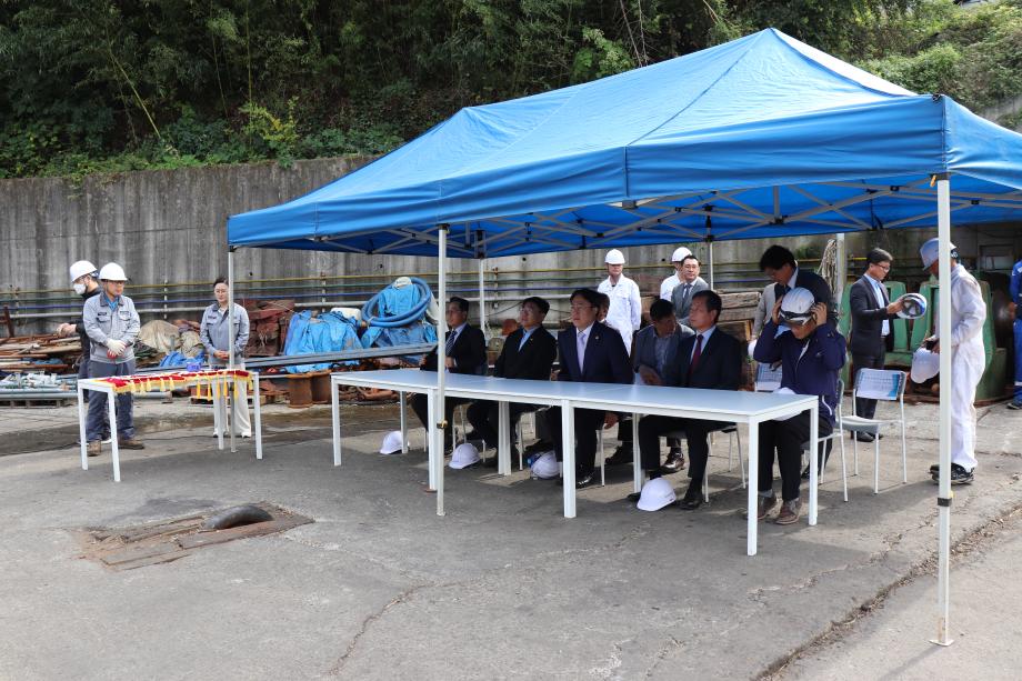 The groundbreaking ceremony for a research vessel to replace the R/V Ieodo_image3